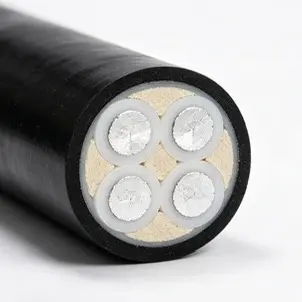 Cavo di alimentazione resistente al fuoco in PVC di alluminio